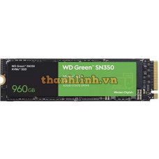 Ổ cứng WDS960G2G0C WD GREEN SSD 960GB / SN350 NVMe / M.2-2280 / PCIe Gen3x4, 8 Gb/s